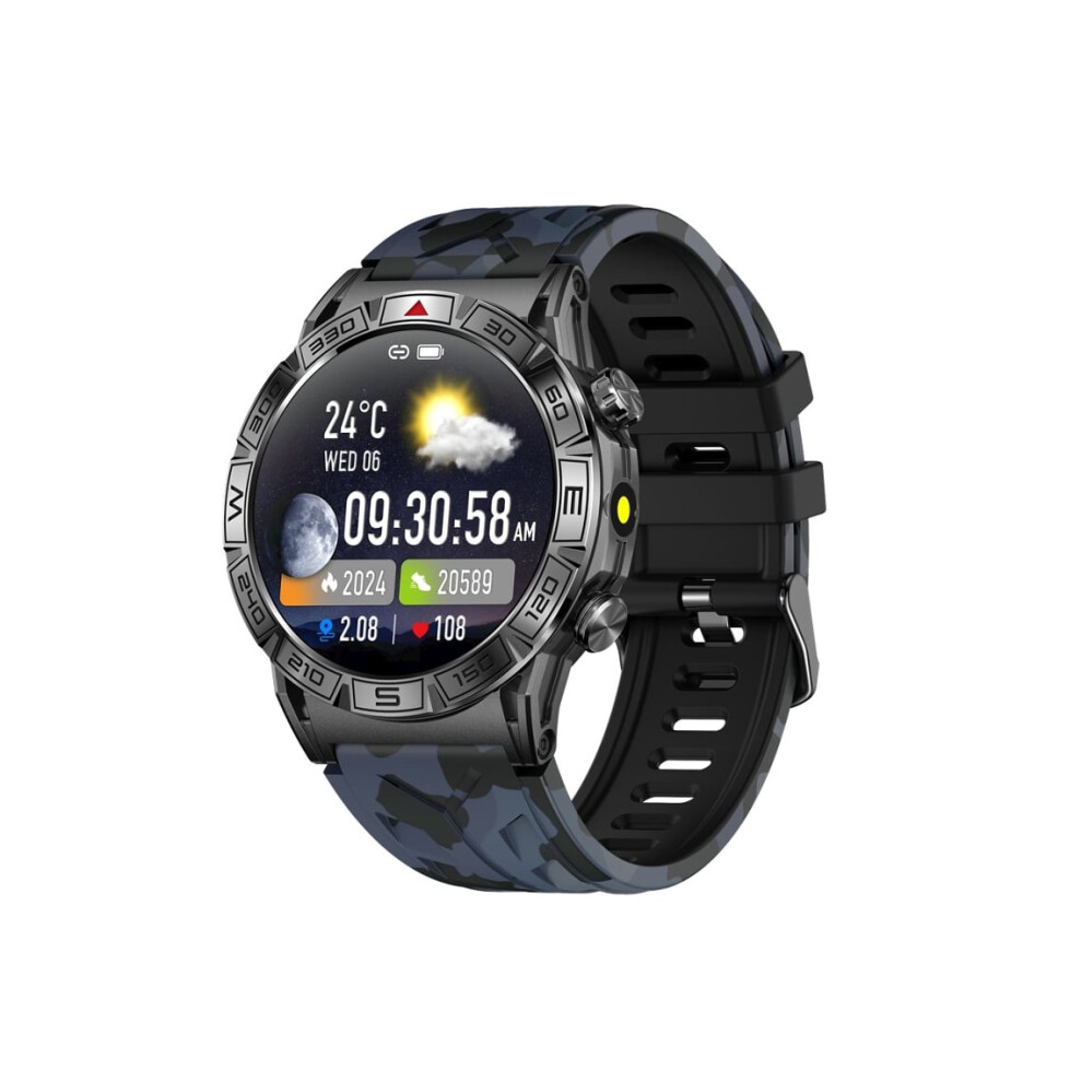 Men's Smartwatch, Waterproof, 1.4" Amoled Display, Call Answering/Dialing, Heart Rate, Blood Pressure, Pedometer, Veanxin 6220252911754