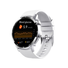 Smartwatch with Blood Sugar, Blood Oxygen, Heart Rate, Temperature, Health Monitoring, Bluetooth Calls and Multiple Features.
