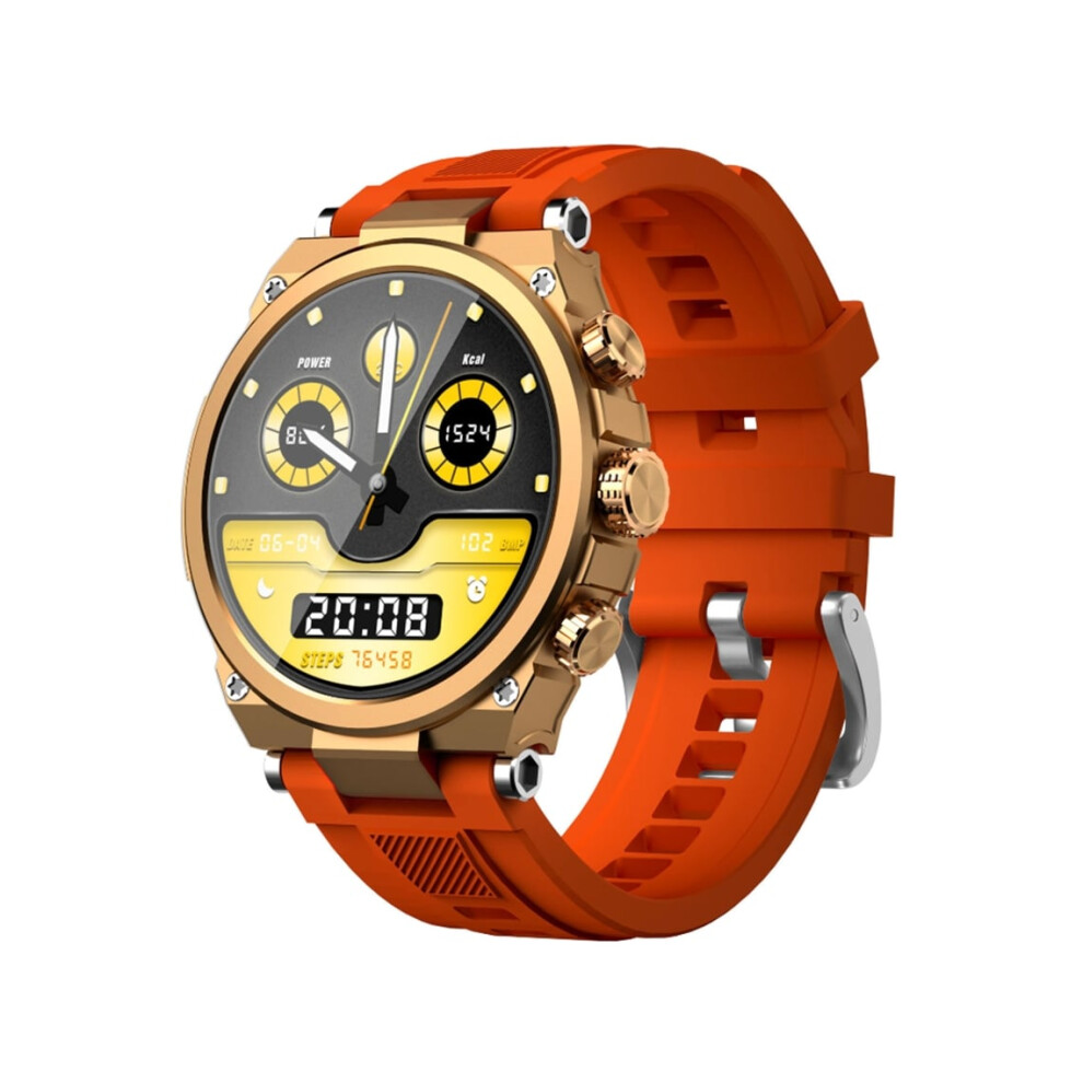 Smartwatch With Bluetooth Calls, Multiple Watch Faces, Multisport Modes And User Interface Styles, Veanxin Orange 6220252912904