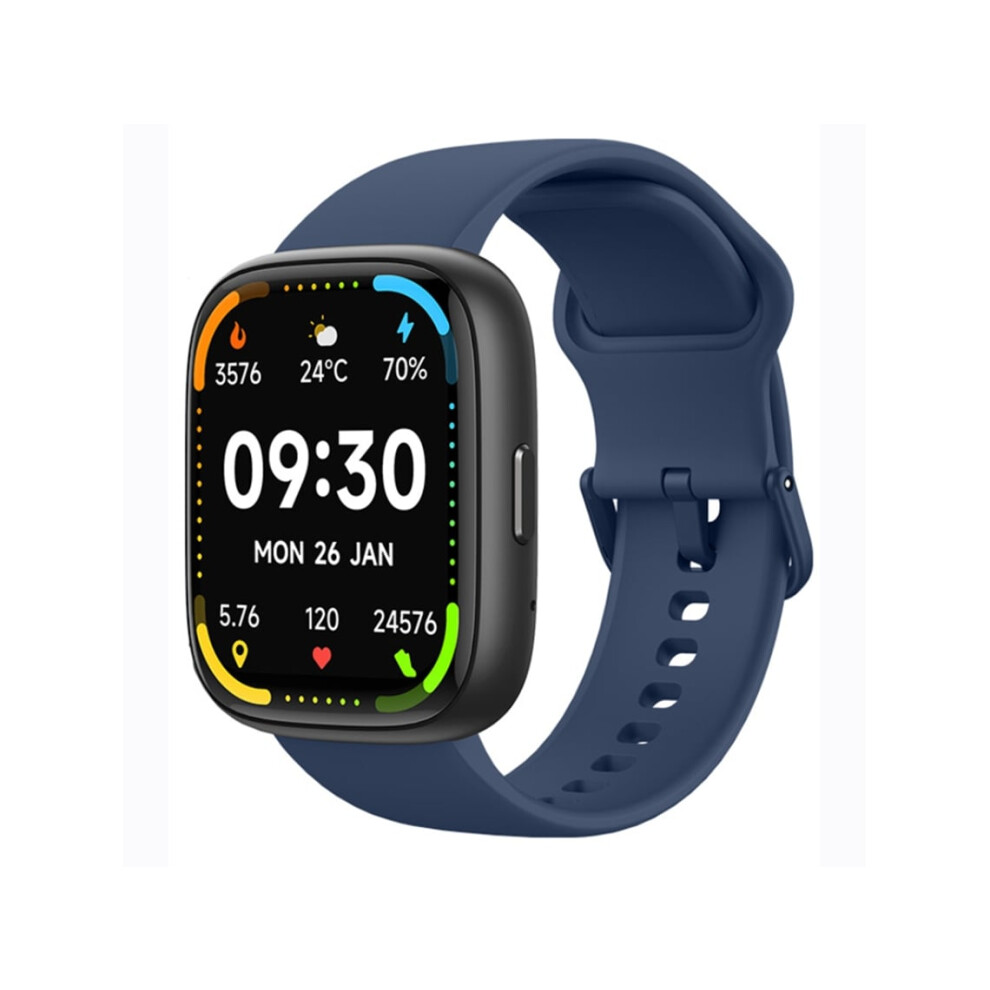 Smartwatch With Tooth Calls, Multisport Tracking, Health Monitoring, And Voice Assistant - Veanxin Blue 6220252913291