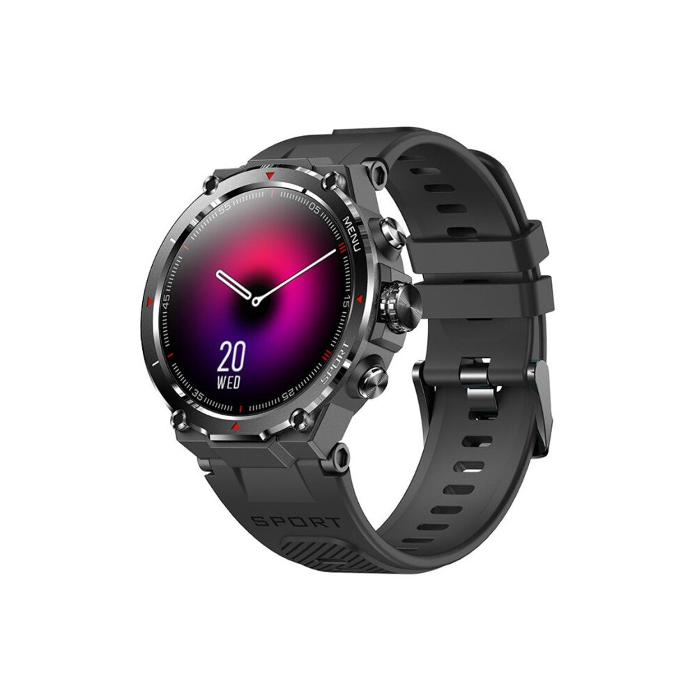 Men's Military Smartwatch Outdoor Fitness Tracker Waterproof 5Atm With Heart Rate/Spo2/Sleep/Voice Ai For Android And Veanxin 6220252913499