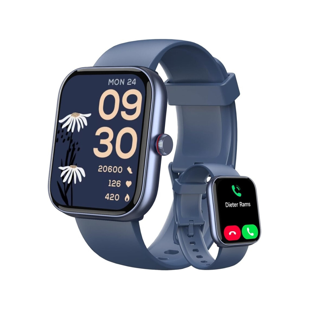 Smartwatch With Built-In Alexa, Answer/Make Calls, 1.91" Hd Screen, Fitness Tracker, Ip68 Waterproof, 100 Sports Monitor. 6220252913772