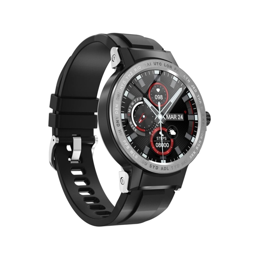 Smartwatch For Android Ios Iphone Ip68 Waterproof Bluetooth Fitness Tracker For Sleep Veanxin Black 6220252914137