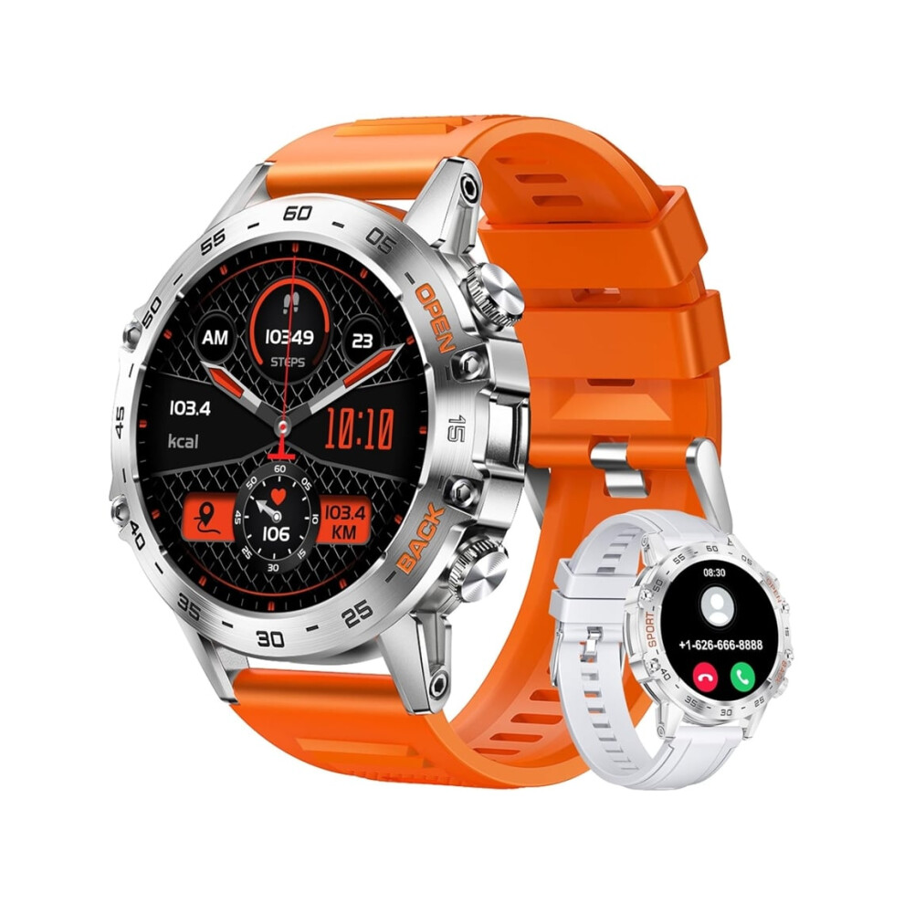 Smartwatch For Men With Bluetooth Calls, 1.39'' Hd Touchscreen, 5Atm Waterproof, Fitness Watch With Blood Pressure Monitor Veanxin 6220252914274