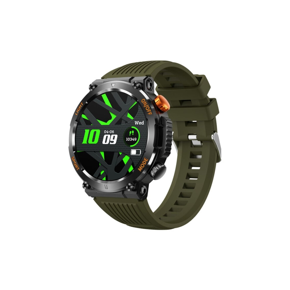 1.46 Inch Smartwatch With 100 Sports Modes And 30 Days Of Standby Battery Life For Ios And Android - Veanxin Green 6220252915011