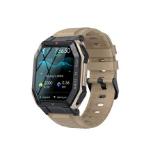 Men's Military Smartwatch, Sports Watch, Heart Rate and Sleep Monitor, 1.85 Inch, Compatible with Android and iPhone.