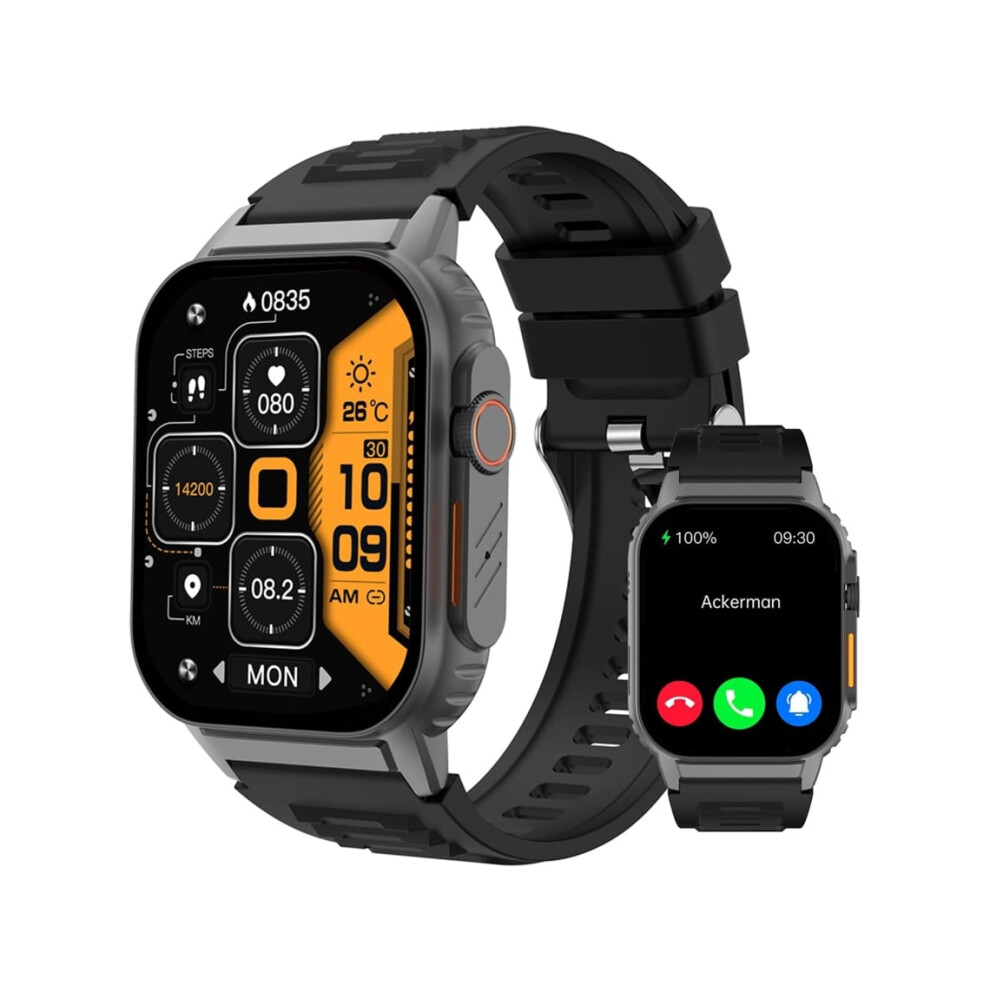 Smart Watch Answer/Make Calls 2.01' Smartwatch For Men And Women Ip67 Waterproof Over 100 Sports Modes Veanxin 6220252915479