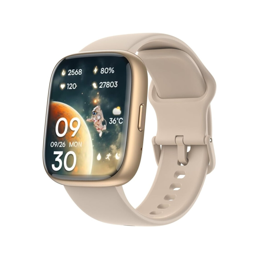 Smartwatch With Built-In Alexa, Answer/Make Calls, Fitness Tracker, 1.83" Hd, Ip68 Waterproof, 100% Footprint Tracker 6220252915523
