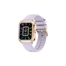 1.59 Inch Smartwatch IP67 Waterproof 25 Days Standby for iOS and Android Purple VEANXIN