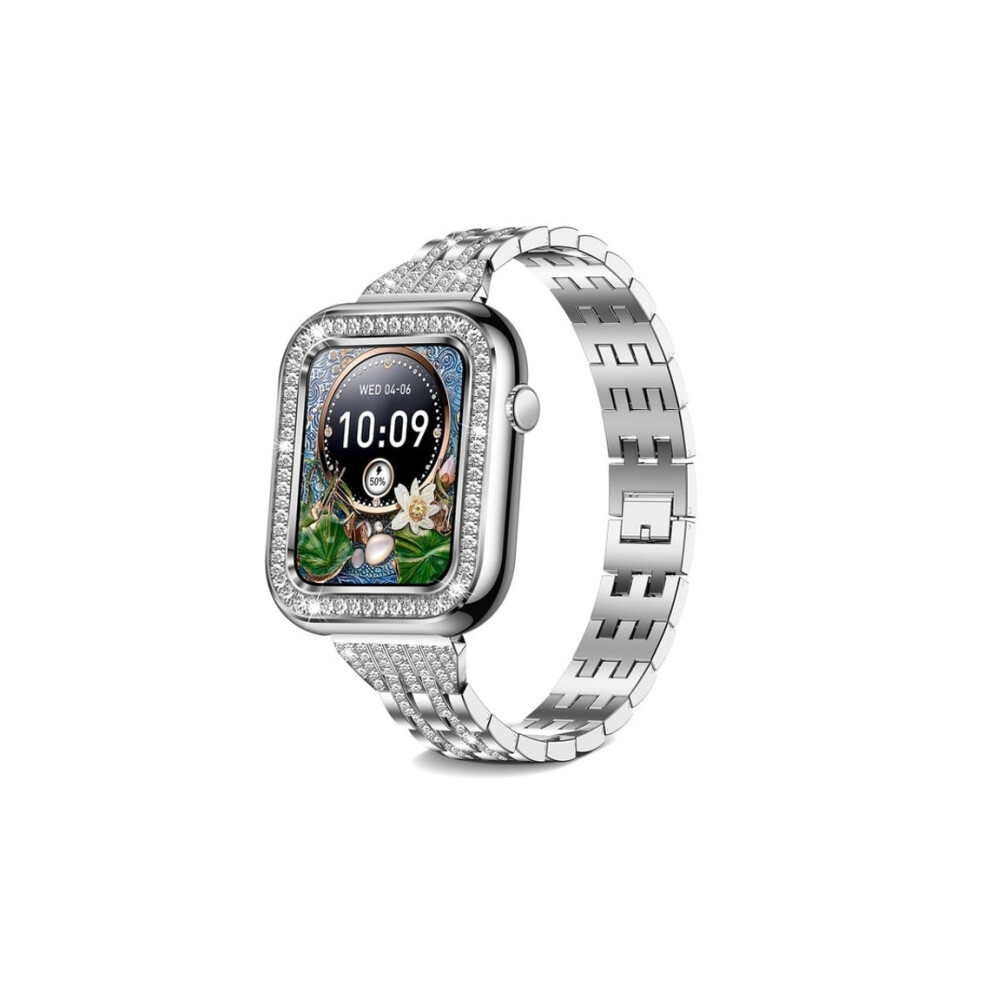1.57'' Smartwatch With Bluetooth Calling, Sleep Function, Ip67 Waterproof, Veanxin Silver 6220252916032