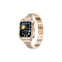 1.59 Inch Smartwatch IP67 Waterproof 25 Days Standby for iOS and Android Gold VEANXIN