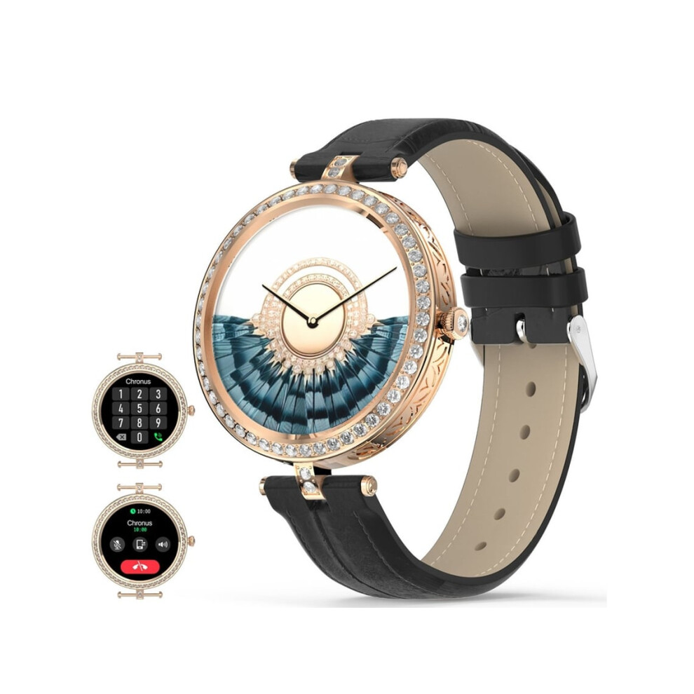 Women's Smartwatch Bluetooth Call Ios/Android Veanxin Black 6220252916667