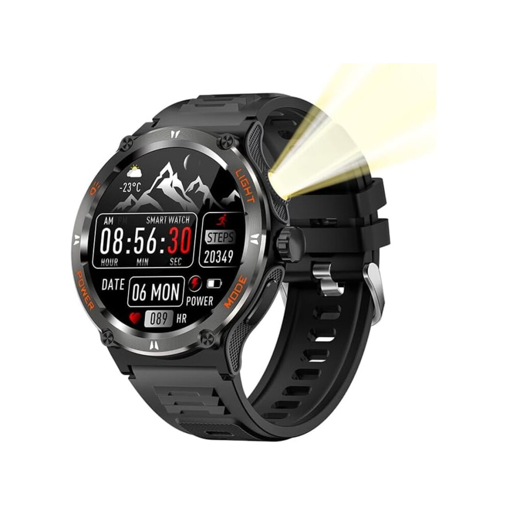 Men's Smartwatch With 1.53" Touchscreen, Fitness Tracker, 3Atm Water Resistant, Heart Rate Monitoring 6220252917428