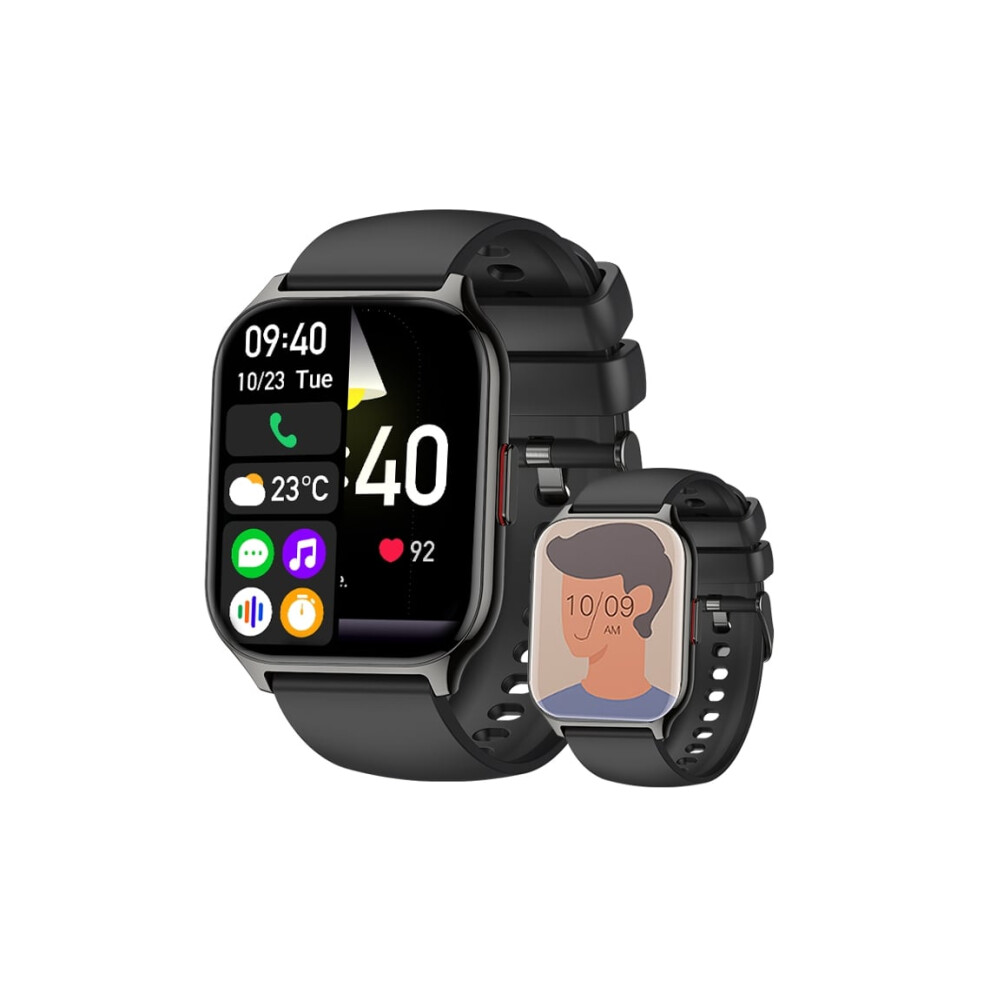 Veanxin P95 Smartwatch, 2.1-Inch Tft Screen, 24 Sports Modes, Women's, Pink 6220252917855