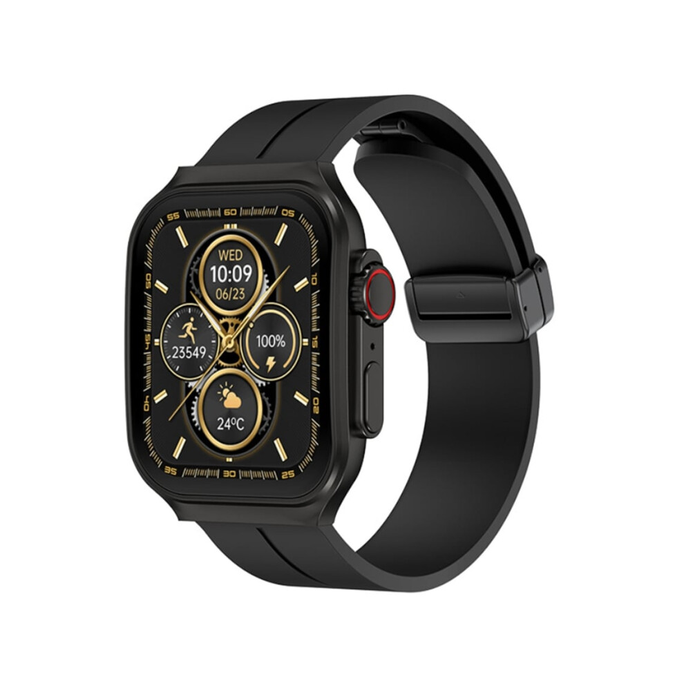 Smartwatch With 3D Flexible Curved Screen, Bluetooth Calling, And Ip67 Waterproof Rating, Veanxin Black 6220252918654