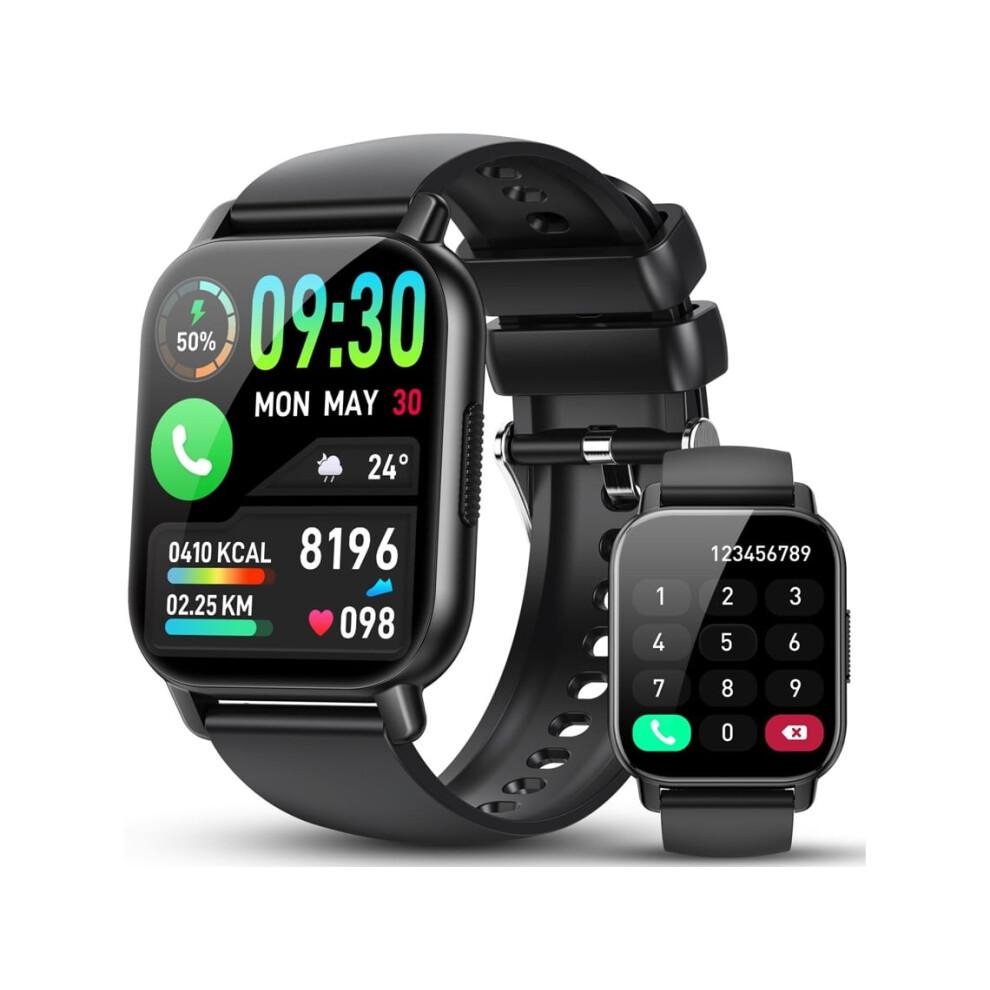 Connected Watch For Men And Women With Bluetooth Calls, 1.85" Hd Smartwatch, Ip68 Waterproof, 112 Modes, Veanxin 6220252918715