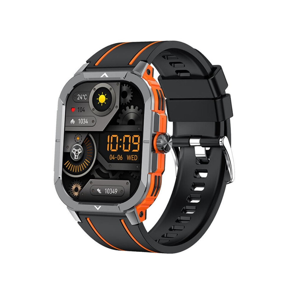 Smartwatch With Bluetooth Calling, Outdoor Smartwatch, Voice Control, Women's Fitness Cycle, Veanxin Orange 6220252918906