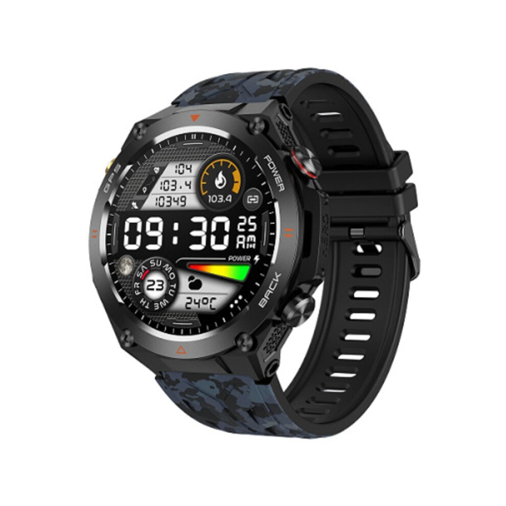 Smartwatch With Gps, Outdoor Bluetooth, Calls, Messages, Notifications, Compass, Altitude, Barometer, Heart Rate Monitor, Veanxin 6220252907146
