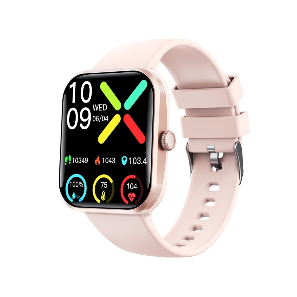 Smart Watch F96 For Women, 1.90 Inch Fitness Tracker, Can Answer/Make Calls, Ip68 Waterproof/Heart Rate Tracker Veanxin 6220252919415
