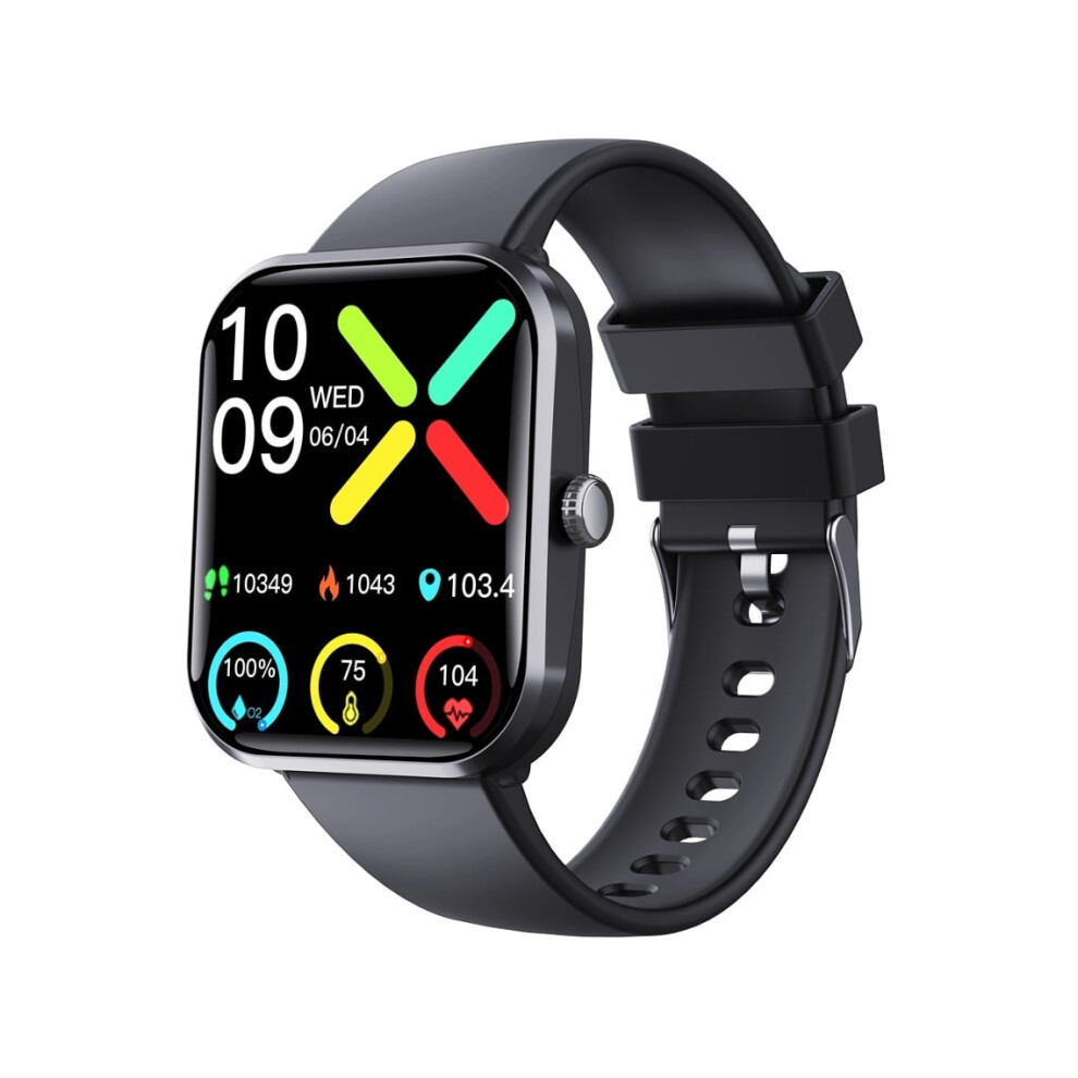 Smart Watch F96 For Women, 1.90 Inch Fitness Tracker, Can Answer/Make Calls, Ip68 Waterproof/Heart Rate Tracker Veanxin 6220252919422