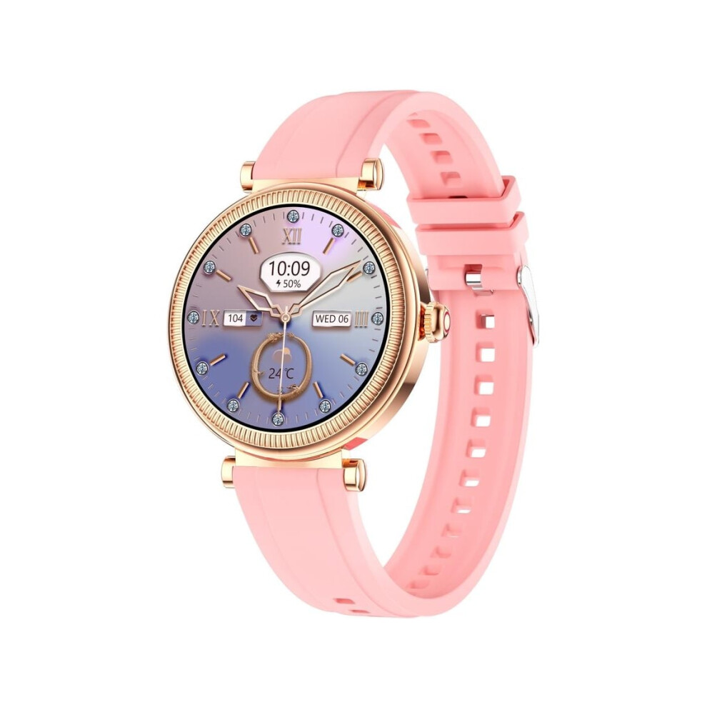 1.27 Inch Smartwatch With Bluetooth, Calls, Over 100 Sports Modes, Health Monitoring, Veanxin Pink 6220252919477
