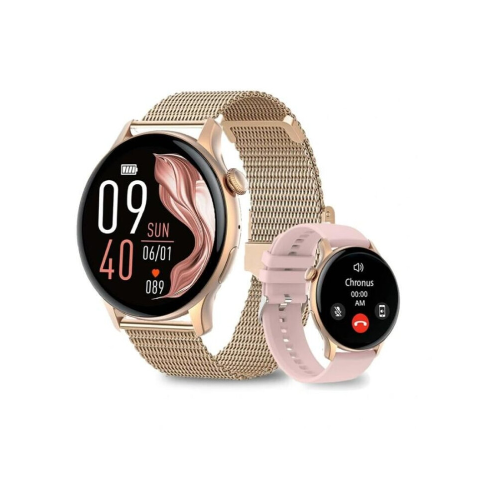 Smartwatch 1.43 Amoled Health Monitor Ip67 Waterproof Outdoor Watch Veanxin Pink 6220252919835