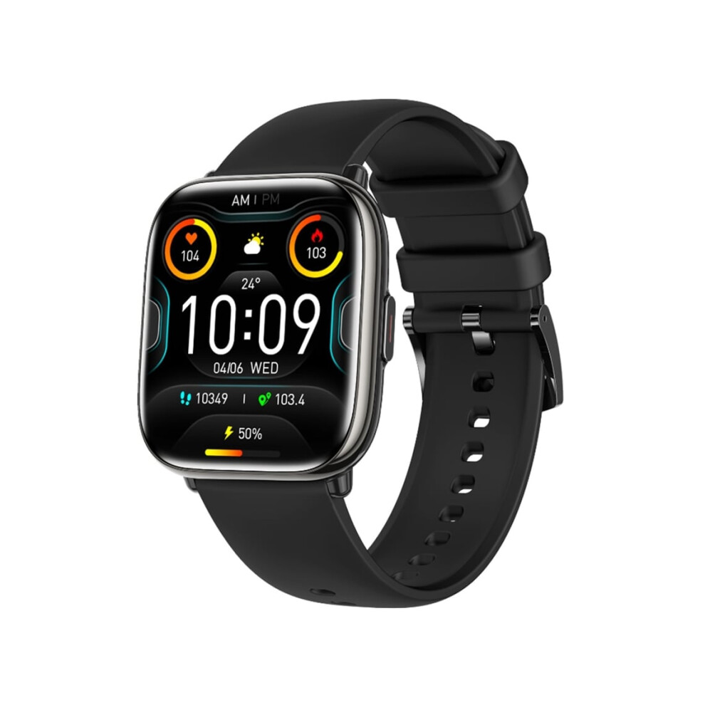 Veanxin Women's Bluetooth Smartwatch With Blood Pressure, Heart Rate, Blood Oxygen, Sleep Monitor, And Pedometer. Black 6220252920466