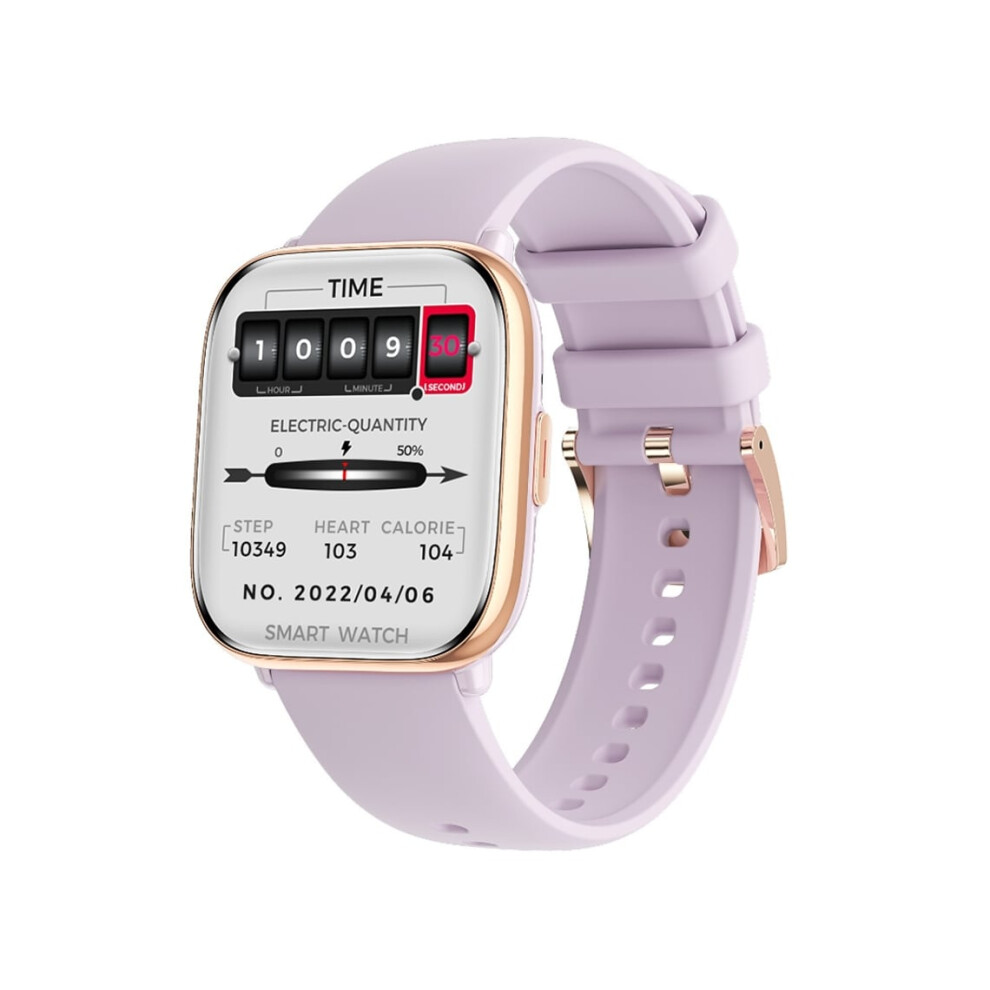 Veanxin Women's Bluetooth Smartwatch With Blood Pressure, Heart Rate, Blood Oxygen, Sleep Monitor, And Pedometer. Purple 6220252920480