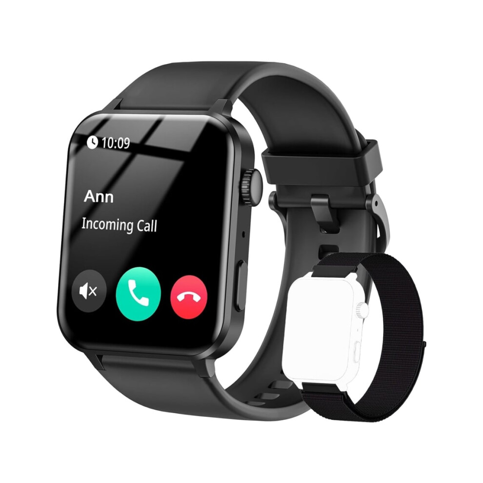 Smart Watch For Men And Women With 1.85'' Hd Screen, Making And Answering Calls, Voice Assistant, Ai Spo2/Heart Rate Monitor, Veanxin 6220252921098