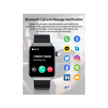 Smartwatches 1.83 Inch Fitness Watch with Heart Rate and Blood Oxygen Monitor, Speaker for Android and iOS VEANXIN