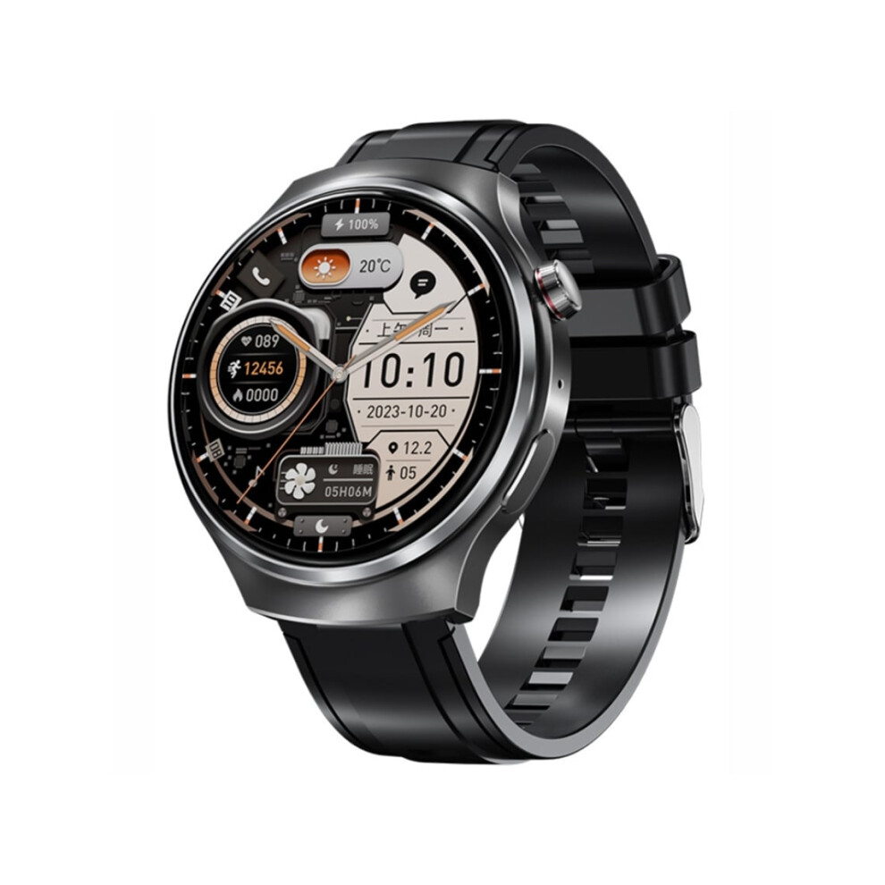 Smartwatch With Curved Screen, Blood Oxygen Monitoring, Blood Pressure Monitoring, And Health Monitoring - Veanxin Black 6220252921968