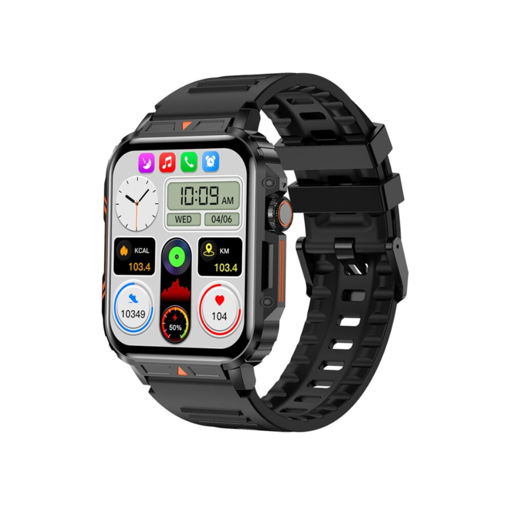 Veanxin Bluetooth Smartwatch With Call, Heart Rate, Blood Pressure, Sleep, Health Monitor, Exercise Pedometer Black 6220252922941
