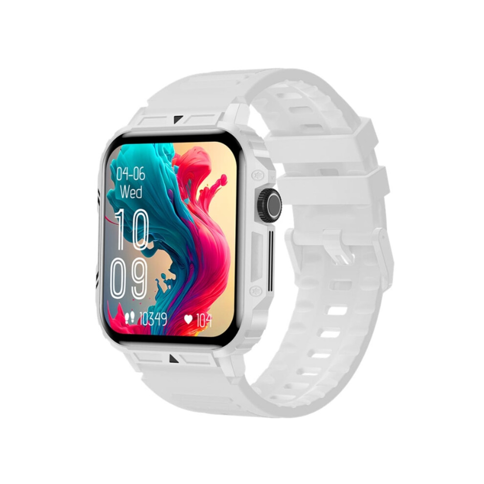 Veanxin Bluetooth Smartwatch With Call, Heart Rate, Blood Pressure, Sleep, Health Monitor, And Exercise Pedometer. White 6220252922958