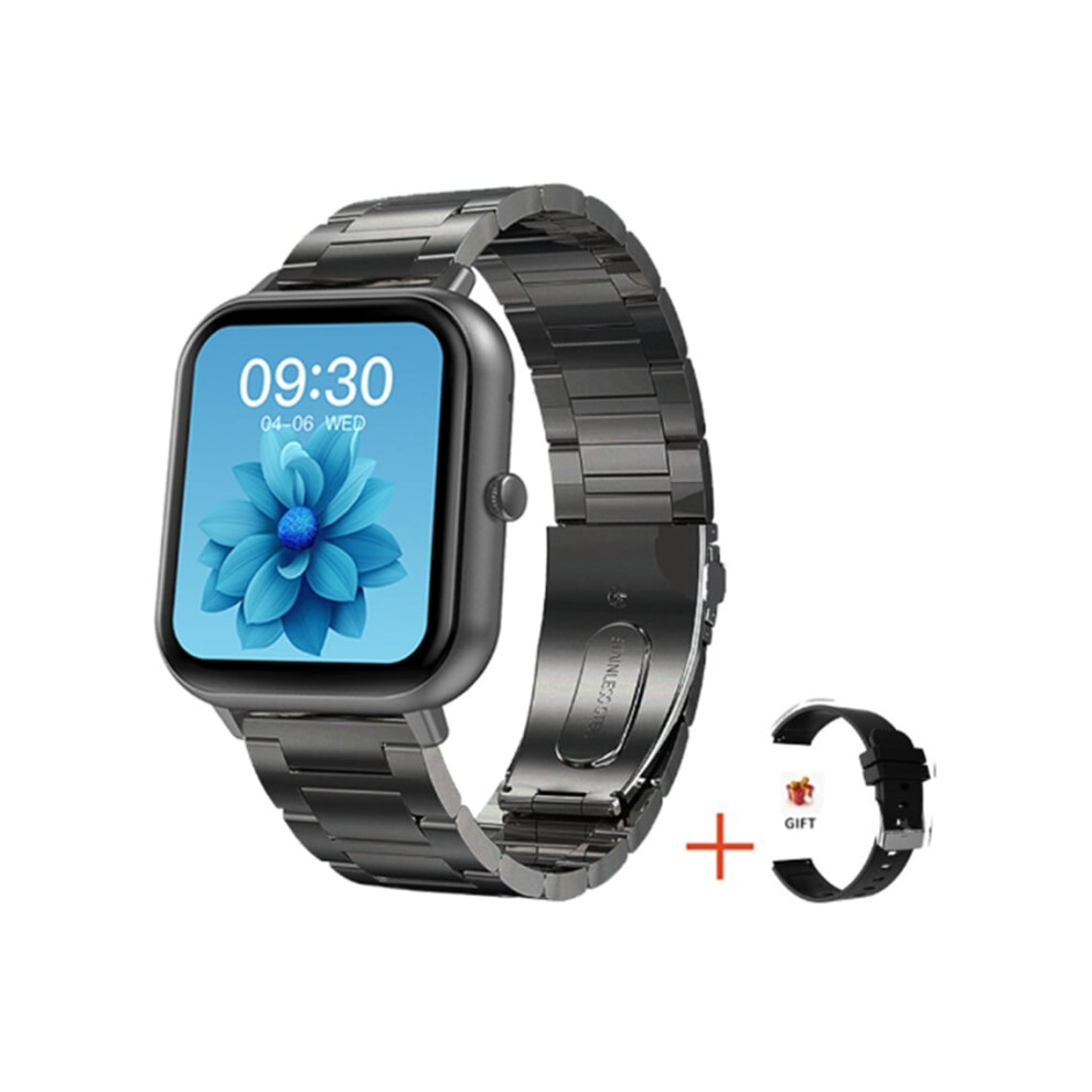 Smartwatch For Men And Women Answer/Make Calls 183-Inch Fitness Tracker With Heart Rate Monitor By Veanxin 6220252923078