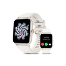 VEANXIN Qs13 Smartwatch with Answer/Make Calls for Women, with SpO2 Function, Fitness Tracker for Android and iOS, White.