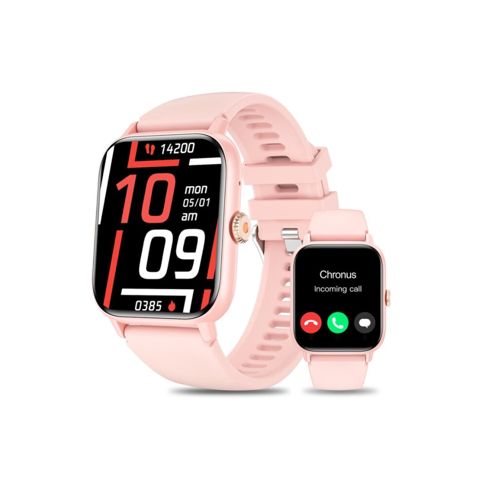Veanxin Qs13 Smartwatch With Call Answering/Making For Women, Spo2 Function, Fitness Tracker For Android And Ios, Pink 6220252923290