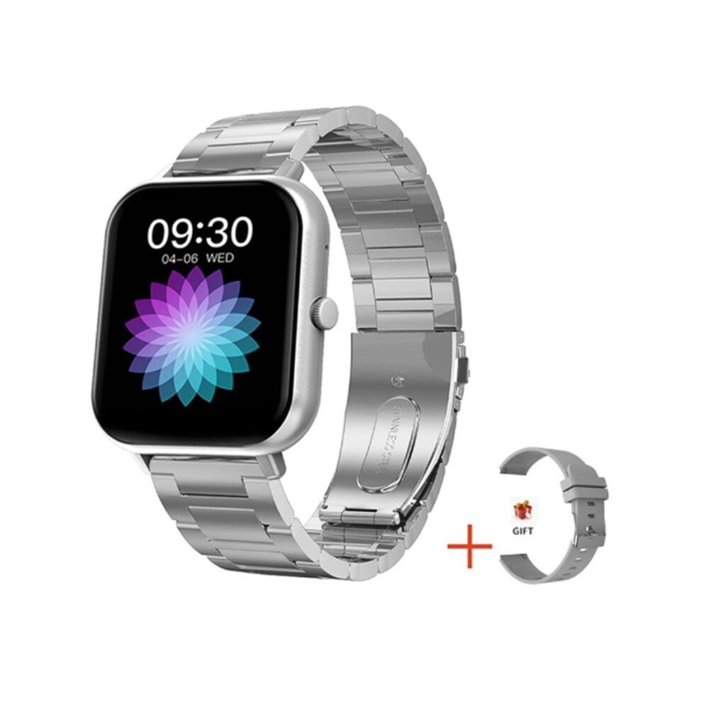 Smartwatch For Men And Women Answer/Make Calls 183-Inch Fitness Tracker With Heart Rate Monitor By Veanxin 6220252923429