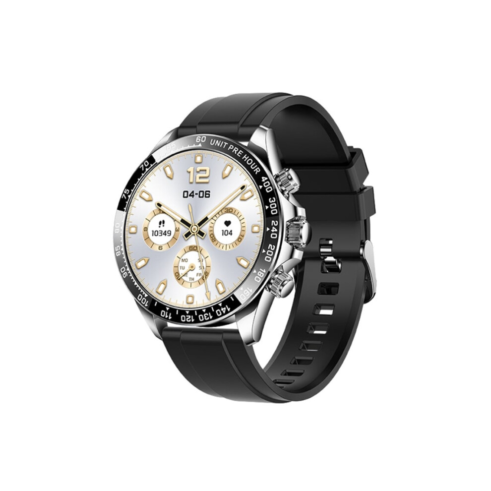 Smartwatch With Bluetooth Call, Rotary Button, Heart Rate And Blood Pressure Monitoring, Veanxin Black 6220252912195