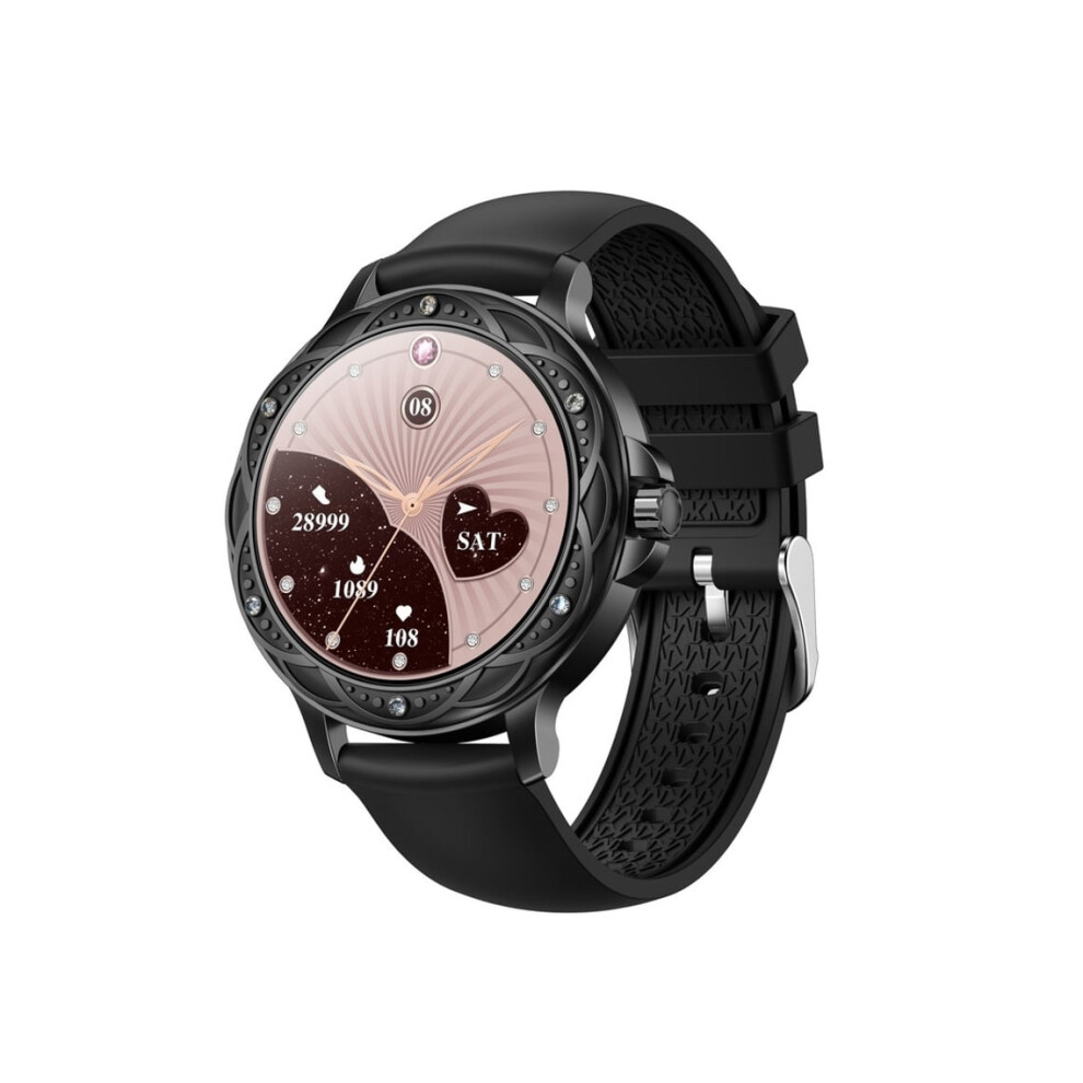Women's Smartwatch With Heart Rate Monitor, Ip67 Water Resistant, Veanxin Black 6220252914588