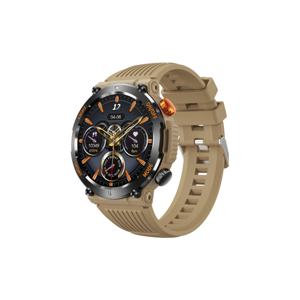 Smartwatch With Large 1.46-Inch High-Definition Screen, Ip67 Waterproof, 30-Day Long Battery Life, Khaki Veanxin 6220252914960