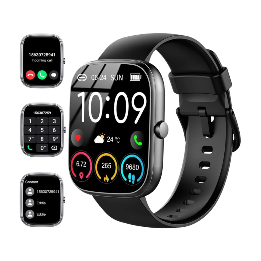 Smartwatch Answer/Make Calls 1 91 110+ Sports Ip68 Waterproof Heart Rate/Sleep Monitor/Pedometer/Calories Veanxin 6220252901014