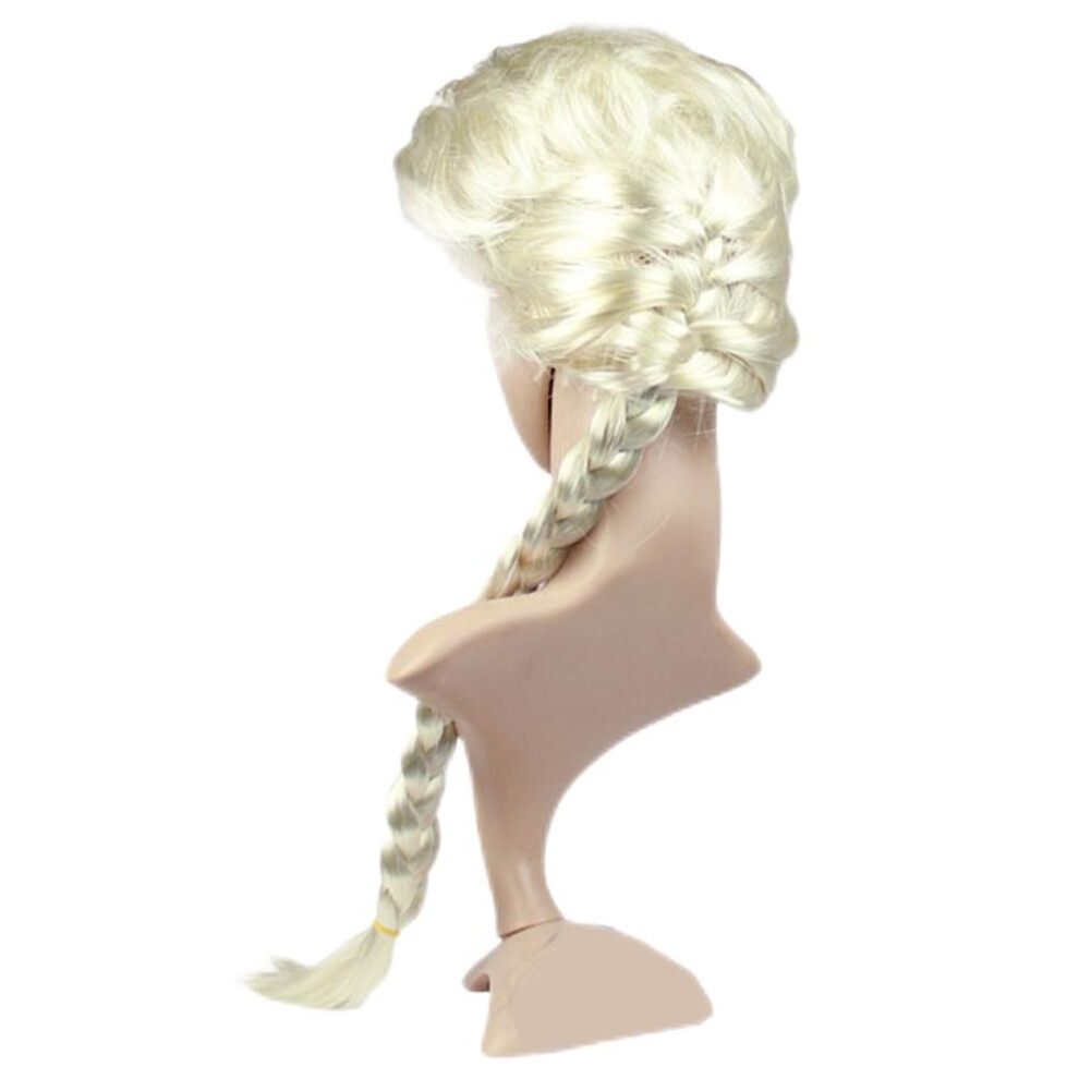 Unisex Halloween Cosplay Wig Synthetic Long Braid Women's Costume Party Hairpiece