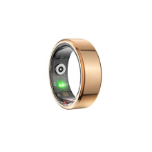 VEANXIN R02 Smart Ring Monitors Sleep and Heart Rate for Men and Women Available for iOS and Android #9 Gold
