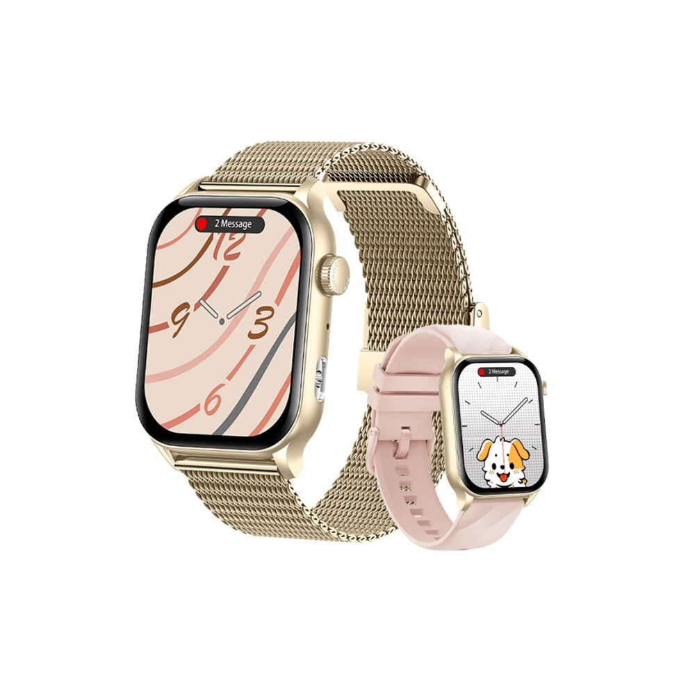 Bluetooth Smartwatch: Bluetooth Message Notification From The Smartwatch With Touchscreen, Over 100 Sports Modes, Like C Veanxin 6220252923665