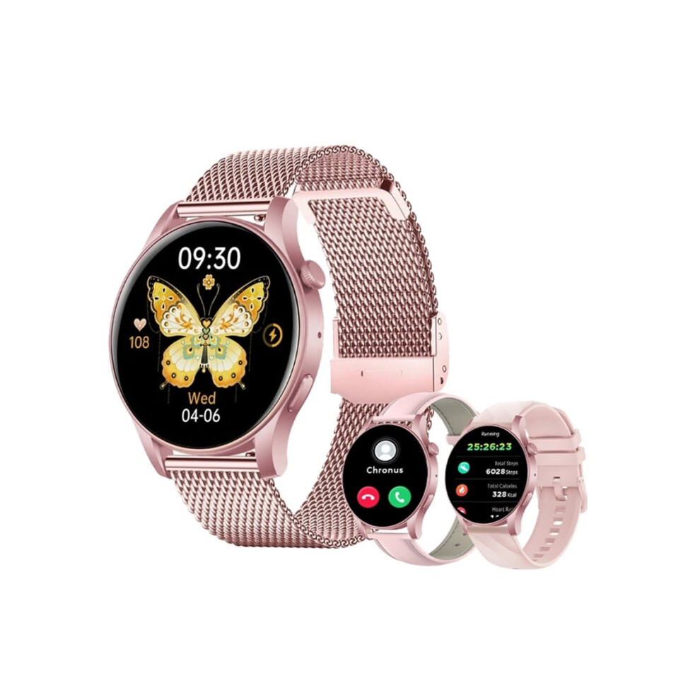 Women's Fitness Smartwatch: 1.43 Inch Touchscreen Smartwatch With Heart Rate Monitoring Veanxin 6220252923641