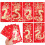 36Pcs Röda Lyckopengar Lunar Nyår Hong Bao 2025 Orm 8