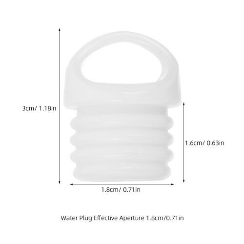 3Pcs Moppkorg Avloppsgummipropar Moppkorgshålsproppar Utbytesdelar 2