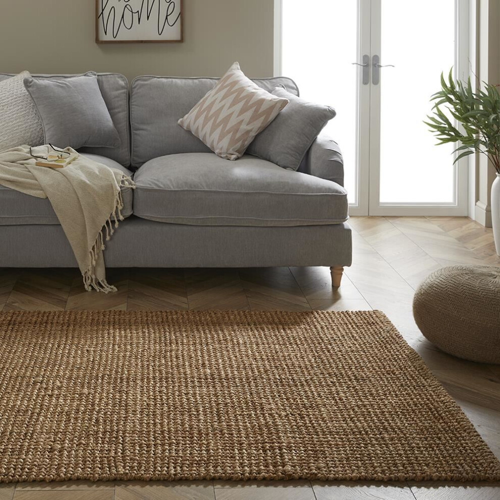 Esselle Home Whitefield Handwoven Boucle 120X170cm Natural Rug