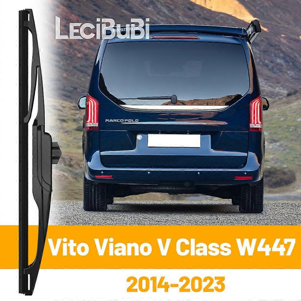 For Mercedes Benz Vito Viano V Class W447 2014-2023 Rear Windshield Windscreen Wiper Blade Tailgate Window Wipers Accessories Black 6935165366361