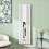 (White, 1800x535mm) Vertical Single Radiator with Mirror 1